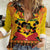 Kwanzaa Holiday Women Casual Shirt African Pattern