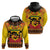 Kwanzaa Holiday Zip Hoodie African Pattern - Wonder Print Shop