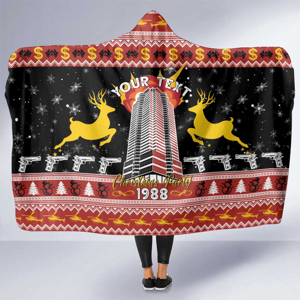 Personalized Nakatomi Plaza Hooded Blanket Christmas Party 1988