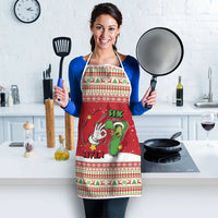 Funny Six Seven Meme Christmas Apron Merry 67 Mas - Wonder Print Shop