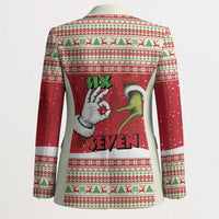 Funny Six Seven Meme Christmas Blazer Merry 67 Mas - Wonder Print Shop