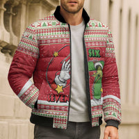 Funny Six Seven Meme Christmas Bomber Puffer Jacket Merry 67 Mas - Wonder Print Shop