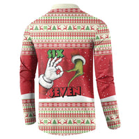 Funny Six Seven Meme Christmas Button Sweatshirt Merry 67 Mas - undefined