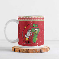 Funny Six Seven Meme Christmas Ceramic Mug Merry 67 Mas - Wonder Print Shop