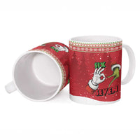 Funny Six Seven Meme Christmas Ceramic Mug Merry 67 Mas - Wonder Print Shop