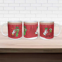 Funny Six Seven Meme Christmas Ceramic Mug Merry 67 Mas - Wonder Print Shop