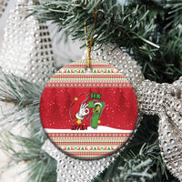 Funny Six Seven Meme Christmas Ceramic Ornament Merry 67 Mas - Wonder Print Shop