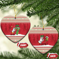 Funny Six Seven Meme Christmas Ceramic Ornament Merry 67 Mas - Wonder Print Shop