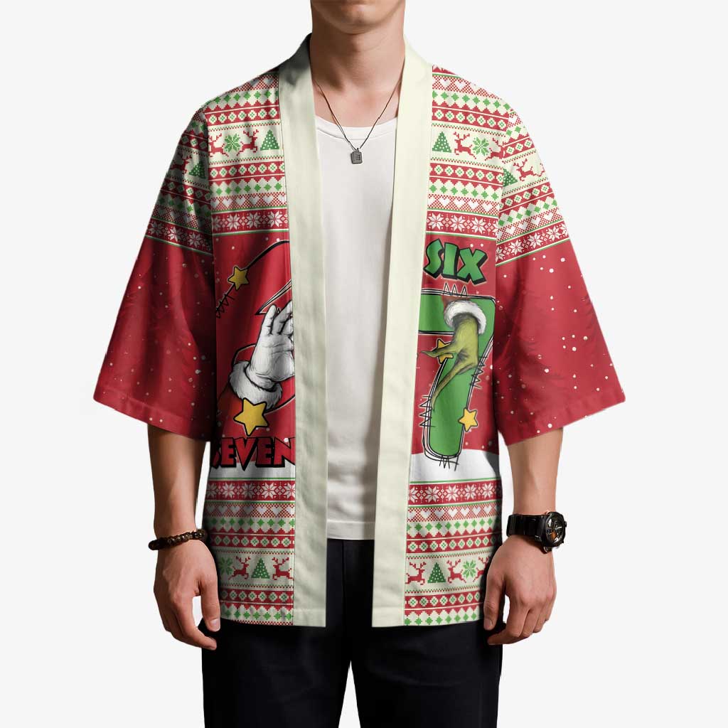 Funny Six Seven Meme Christmas Kimono Merry 67 Mas - Wonder Print Shop