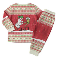 Funny Six Seven Meme Christmas Pajama Set Merry 67 Mas - Wonder Print Shop