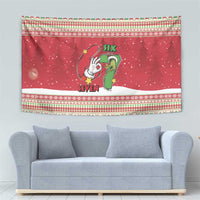 Funny Six Seven Meme Christmas Tapestry Merry 67 Mas - Wonder Print Shop
