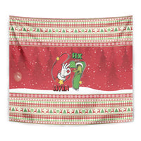 Funny Six Seven Meme Christmas Tapestry Merry 67 Mas - Wonder Print Shop