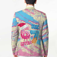 Six Seven Ice Cream Drip Blazer 67 Funny Christmas Gen Alpha Slang - Wonder Print Shop