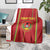 Custom Guinea Bissau Football Blanket Go Djurtus - Red Ver