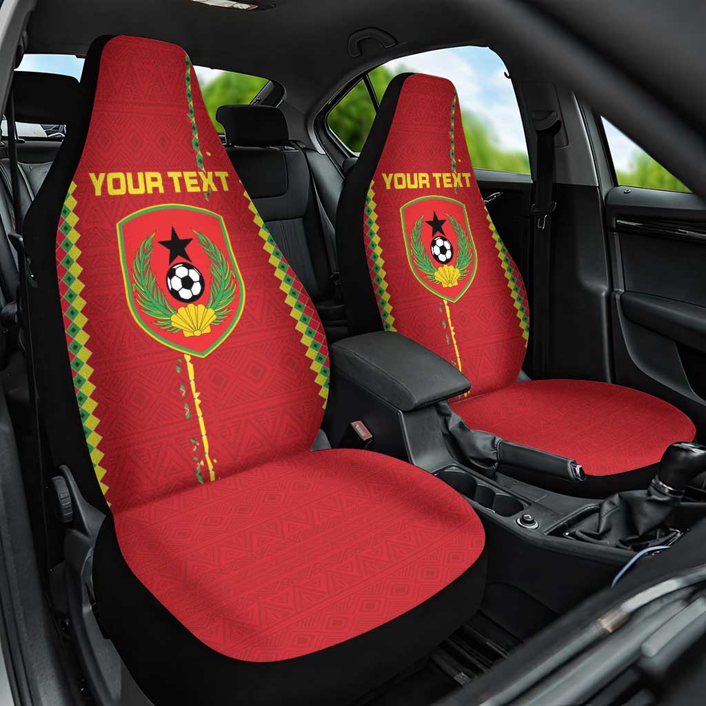 Custom Guinea Bissau Football Car Seat Cover Go Djurtus - Red Ver - Wonder Print Shop