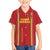 Custom Guinea Bissau Football Family Matching Puletasi and Hawaiian Shirt Go Djurtus - Red Ver - Wonder Print Shop