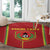 Custom Guinea Bissau Football Round Carpet Go Djurtus - Red Ver