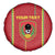 Custom Guinea Bissau Football Spare Tire Cover Go Djurtus - Red Ver - Wonder Print Shop