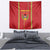 Custom Guinea Bissau Football Tapestry Go Djurtus - Red Ver