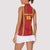 Custom Guinea Bissau Football Women Sleeveless Polo Shirt Go Djurtus - Red Ver - Wonder Print Shop