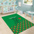 Custom Guinea Bissau Football Area Rug Go Djurtus - Green Ver