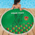 Custom Guinea Bissau Football Beach Blanket Go Djurtus - Green Ver - Wonder Print Shop