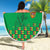 Custom Guinea Bissau Football Beach Blanket Go Djurtus - Green Ver - Wonder Print Shop