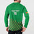 Custom Guinea Bissau Football Button Sweatshirt Go Djurtus - Green Ver - Wonder Print Shop