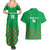 Custom Guinea Bissau Football Couples Matching Summer Maxi Dress and Hawaiian Shirt Go Djurtus - Green Ver - Wonder Print Shop