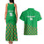 Custom Guinea Bissau Football Couples Matching Tank Maxi Dress and Hawaiian Shirt Go Djurtus - Green Ver - Wonder Print Shop