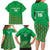 Custom Guinea Bissau Football Family Matching Long Sleeve Bodycon Dress and Hawaiian Shirt Go Djurtus - Green Ver - Wonder Print Shop