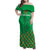 Custom Guinea Bissau Football Family Matching Off Shoulder Maxi Dress and Hawaiian Shirt Go Djurtus - Green Ver - Wonder Print Shop