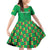 Custom Guinea Bissau Football Family Matching Off Shoulder Short Dress and Hawaiian Shirt Go Djurtus - Green Ver - Wonder Print Shop