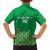 Custom Guinea Bissau Football Family Matching Short Sleeve Bodycon Dress and Hawaiian Shirt Go Djurtus - Green Ver - Wonder Print Shop