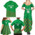 Custom Guinea Bissau Football Family Matching Summer Maxi Dress and Hawaiian Shirt Go Djurtus - Green Ver - Wonder Print Shop