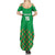 Custom Guinea Bissau Football Family Matching Summer Maxi Dress and Hawaiian Shirt Go Djurtus - Green Ver - Wonder Print Shop