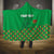 Custom Guinea Bissau Football Hooded Blanket Go Djurtus - Green Ver