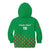 Custom Guinea Bissau Football Kid Hoodie Go Djurtus - Green Ver - Wonder Print Shop