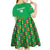 Custom Guinea Bissau Football Kid Short Sleeve Dress Go Djurtus - Green Ver - Wonder Print Shop