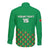 Custom Guinea Bissau Football Long Sleeve Button Shirt Go Djurtus - Green Ver - Wonder Print Shop