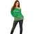 Custom Guinea Bissau Football Off Shoulder Sweater Go Djurtus - Green Ver