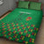 Custom Guinea Bissau Football Quilt Bed Set Go Djurtus - Green Ver - Wonder Print Shop