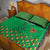 Custom Guinea Bissau Football Quilt Bed Set Go Djurtus - Green Ver - Wonder Print Shop