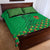 Custom Guinea Bissau Football Quilt Bed Set Go Djurtus - Green Ver - Wonder Print Shop