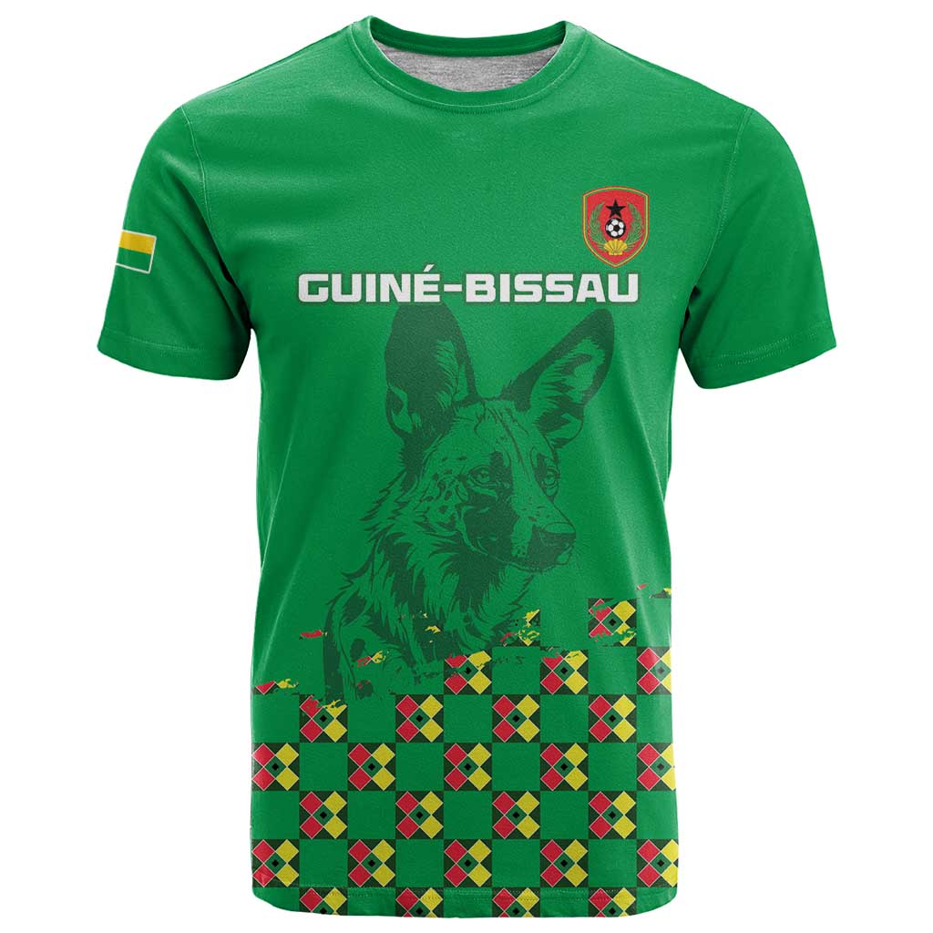 Custom Guinea Bissau Football T Shirt Go Djurtus - Green Ver - Wonder Print Shop