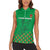 Custom Guinea Bissau Football Women Sleeveless Polo Shirt Go Djurtus - Green Ver - Wonder Print Shop