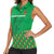 Custom Guinea Bissau Football Women Sleeveless Polo Shirt Go Djurtus - Green Ver - Wonder Print Shop