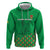 Custom Guinea Bissau Football Zip Hoodie Go Djurtus - Green Ver - Wonder Print Shop