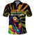 Reggae Legend Bob Polo Shirt Grunge Style - Wonder Print Shop