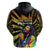 Reggae Legend Bob Zip Hoodie Grunge Style - Wonder Print Shop